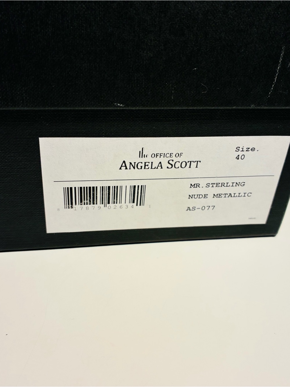 The Office of Angela Scott Mr. Sterling Double Monk Strap Nude Metallic Size 40 - Picture 12 of 12